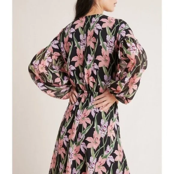 NWT Anthropologie Aryessa Long Sleeve Dress Size XSP - Picture 2 of 11